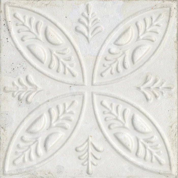 Aged White Ornato 20x20